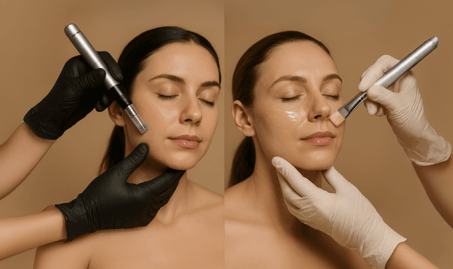 Micro needling vs Chemical Peel